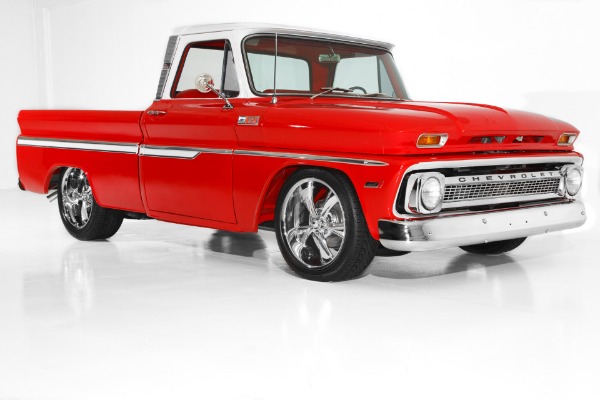 For Sale Used 1965 Chevrolet Pickup Red C10 frame-Off LS1 Auto | American Dream Machines Des Moines IA 50309