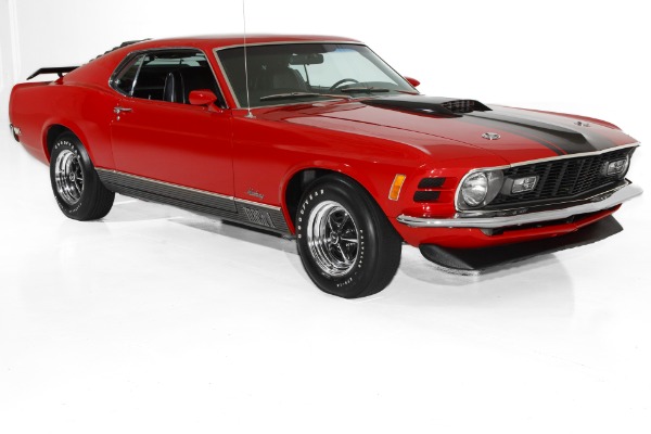 For Sale New 1970 Ford Mustang Candy Apple Red Mach 1, 351 | American Dream Machines Des Moines IA 50309