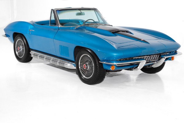 For Sale Used 1967 Chevrolet Corvette Blue 327/350 4-Speed | American Dream Machines Des Moines IA 50309