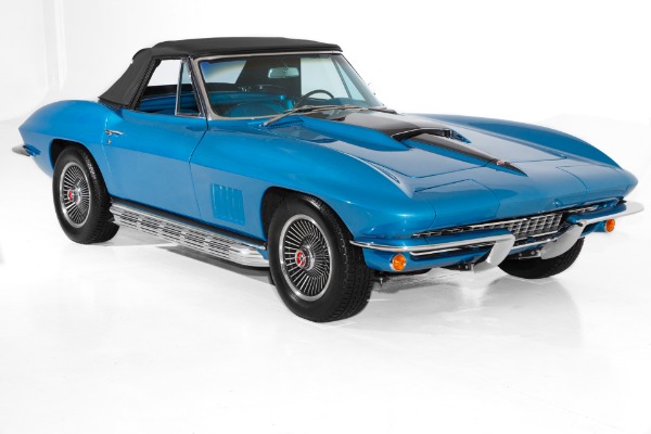 For Sale Used 1967 Chevrolet Corvette Blue 327/350 4-Speed | American Dream Machines Des Moines IA 50309