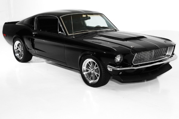 For Sale Used 1968 Ford Mustang Black Shelby Options, 5-speed | American Dream Machines Des Moines IA 50309