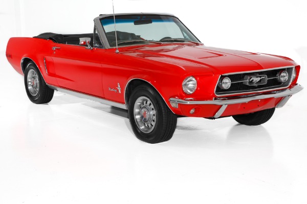 For Sale Used 1968 Ford Mustang Candy Apple Red New Black Int | American Dream Machines Des Moines IA 50309