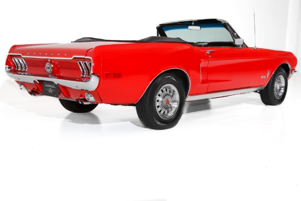 For Sale Used 1968 Ford Mustang Candy Apple Red New Black Int | American Dream Machines Des Moines IA 50309