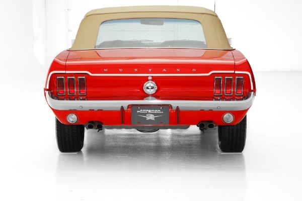 For Sale Used 1968 Ford Mustang Candy Apple Red New Black Int | American Dream Machines Des Moines IA 50309