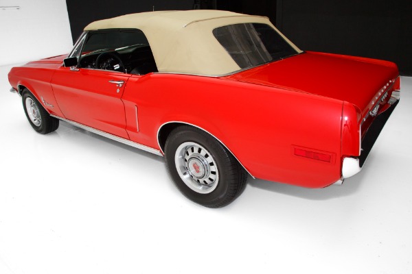 For Sale Used 1968 Ford Mustang Candy Apple Red New Black Int | American Dream Machines Des Moines IA 50309