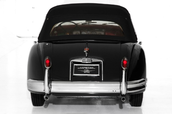 For Sale Used 1959 Jaguar XK150 Black, Red Leather, Stunning! | American Dream Machines Des Moines IA 50309