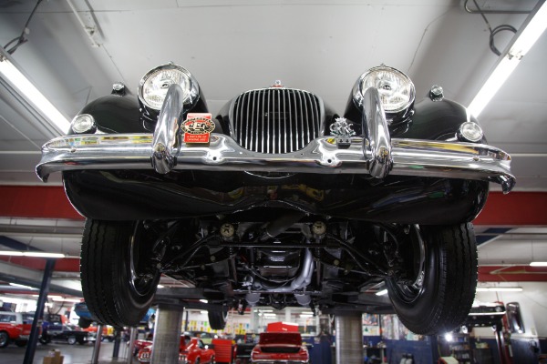 For Sale Used 1959 Jaguar XK150 Black, Red Leather, Stunning! | American Dream Machines Des Moines IA 50309