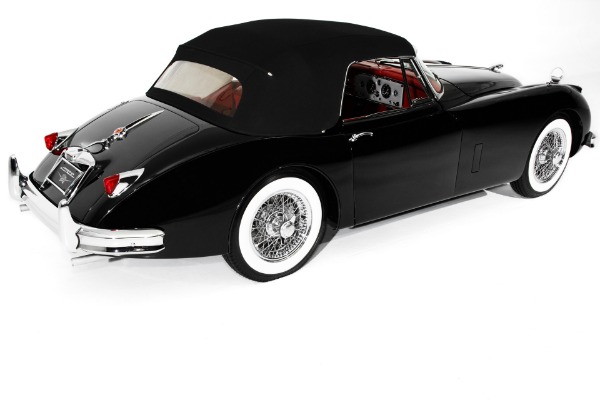 For Sale Used 1959 Jaguar XK150 Black, Red Leather, Stunning! | American Dream Machines Des Moines IA 50309