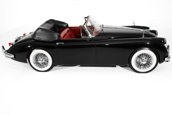 For Sale Used 1959 Jaguar XK150 Black, Red Leather, Stunning! | American Dream Machines Des Moines IA 50309