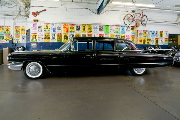 For Sale Used 1960 Cadillac Fleetwood Sinister Black Limo | American Dream Machines Des Moines IA 50309