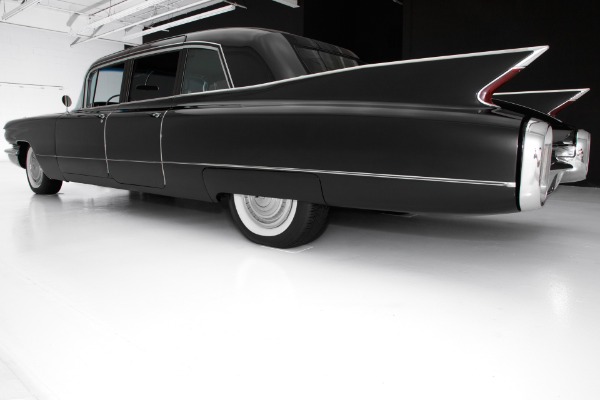 For Sale Used 1960 Cadillac Fleetwood Sinister Black Limo | American Dream Machines Des Moines IA 50309