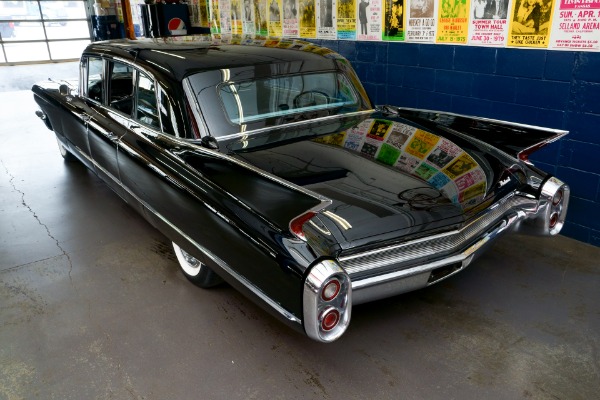 For Sale Used 1960 Cadillac Fleetwood Sinister Black Limo | American Dream Machines Des Moines IA 50309