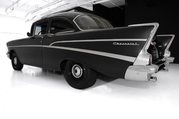 For Sale Used 1957 Chevrolet 210 Black 4-Speed Street Racer | American Dream Machines Des Moines IA 50309