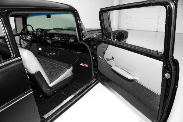 For Sale Used 1957 Chevrolet 210 Black 4-Speed Street Racer | American Dream Machines Des Moines IA 50309
