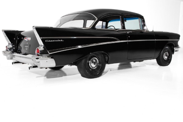 For Sale Used 1957 Chevrolet 210 Black 4-Speed Street Racer | American Dream Machines Des Moines IA 50309