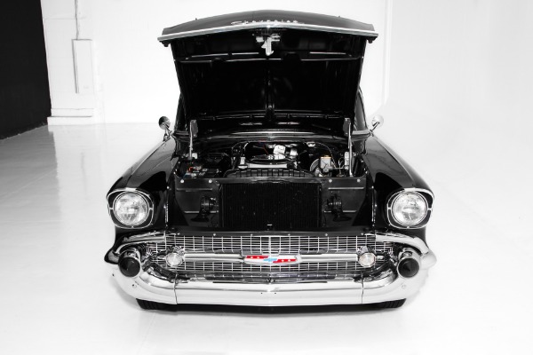 For Sale Used 1957 Chevrolet 210 Black 4-Speed Street Racer | American Dream Machines Des Moines IA 50309