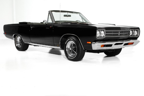 For Sale Used 1969 Plymouth Road Runner Triple Black 4-Speed | American Dream Machines Des Moines IA 50309