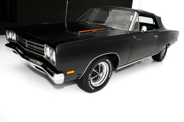 For Sale Used 1969 Plymouth Road Runner Triple Black 4-Speed | American Dream Machines Des Moines IA 50309