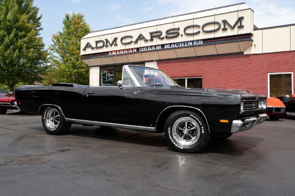 For Sale Used 1969 Plymouth Road Runner Triple Black 4-Speed | American Dream Machines Des Moines IA 50309