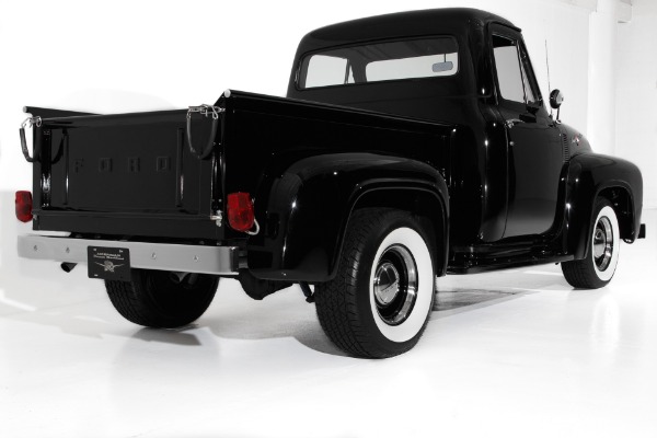 For Sale Used 1955 Ford Pickup F100 Black 302 Auto, Frame-Off | American Dream Machines Des Moines IA 50309