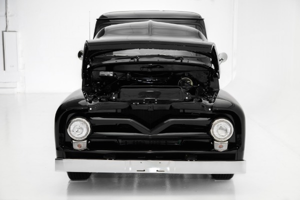 For Sale Used 1955 Ford Pickup F100 Black 302 Auto, Frame-Off | American Dream Machines Des Moines IA 50309