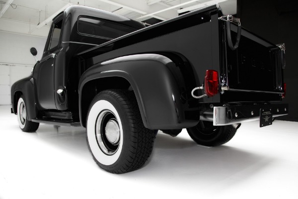 For Sale Used 1955 Ford Pickup F100 Black 302 Auto, Frame-Off | American Dream Machines Des Moines IA 50309