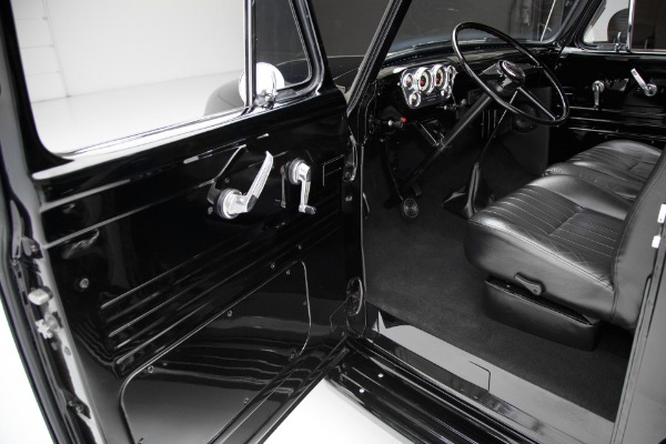 For Sale Used 1955 Ford Pickup F100 Black 302 Auto, Frame-Off | American Dream Machines Des Moines IA 50309