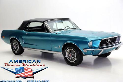 For Sale Used 1968 Ford Mustang Convertible convertible | American Dream Machines Des Moines IA 50309