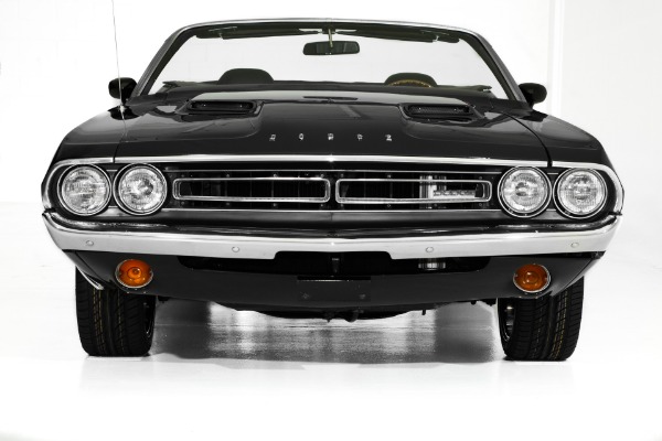 For Sale Used 1971 Dodge Challenger Triple Black 440 6pack | American Dream Machines Des Moines IA 50309