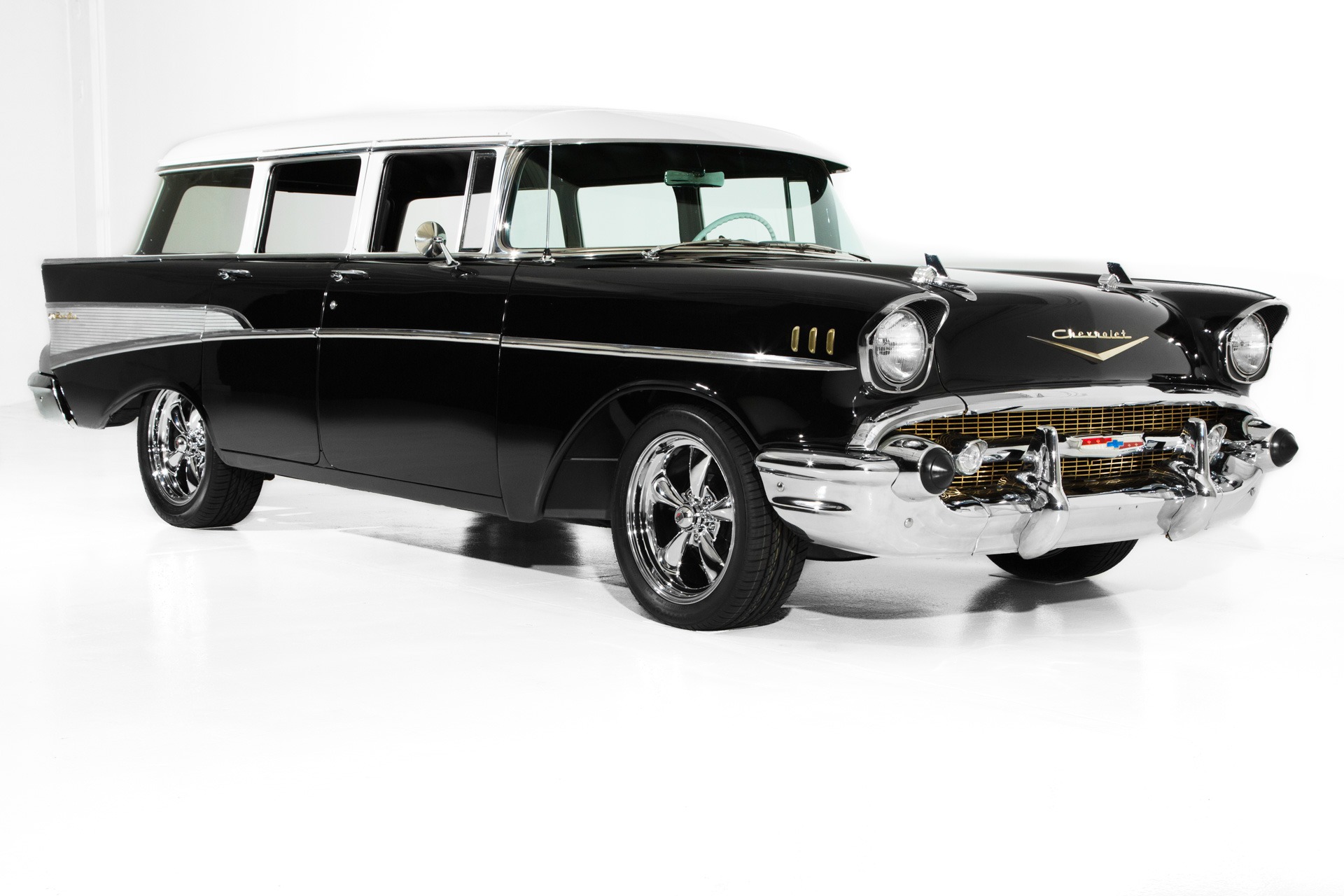 For Sale Used 1957 Chevrolet Bel Air 283, Auto, PS, PB, AC | American Dream Machines Des Moines IA 50309