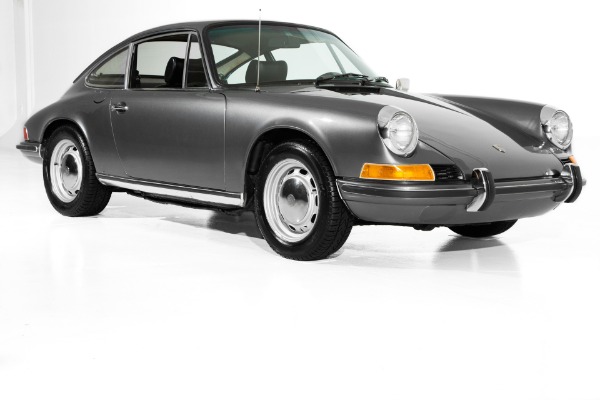 For Sale Used 1972 Porsche 911T Gray Metallic, Black 5-Speed | American Dream Machines Des Moines IA 50309