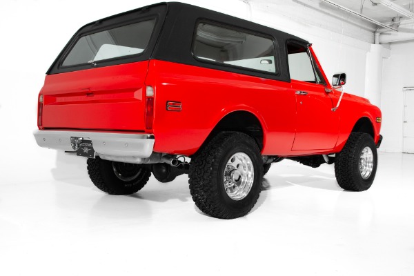 For Sale Used 1972 Chevrolet Blazer Red K5 4x4,4-Speed A/C | American Dream Machines Des Moines IA 50309