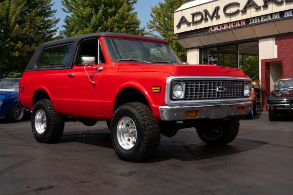 For Sale Used 1972 Chevrolet Blazer Red K5 4x4,4-Speed A/C | American Dream Machines Des Moines IA 50309