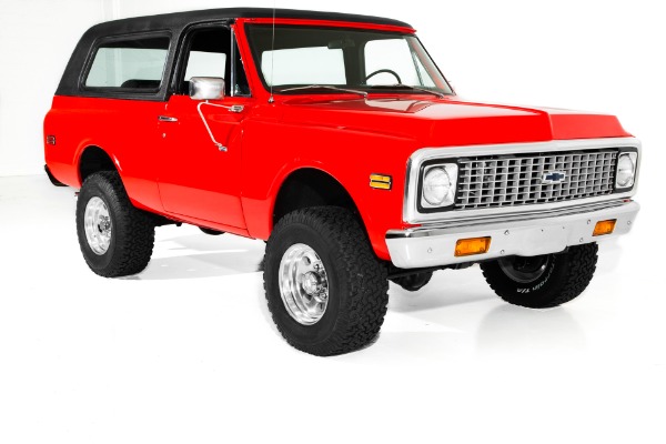 For Sale Used 1972 Chevrolet Blazer Red K5 4x4,4-Speed A/C | American Dream Machines Des Moines IA 50309