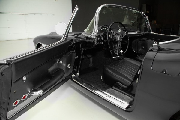 For Sale Used 1959 Chevrolet Corvette Black 4-speed, 2 tops | American Dream Machines Des Moines IA 50309