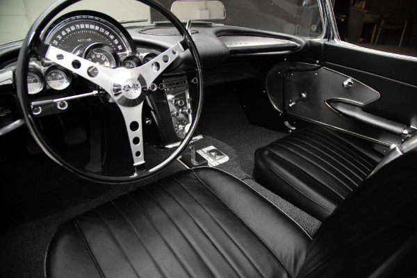 For Sale Used 1959 Chevrolet Corvette Black 4-speed, 2 tops | American Dream Machines Des Moines IA 50309