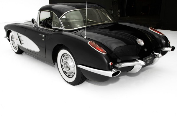 For Sale Used 1959 Chevrolet Corvette Black 4-speed, 2 tops | American Dream Machines Des Moines IA 50309