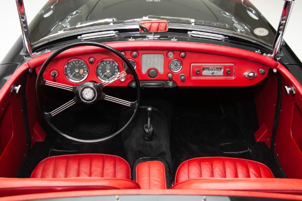 For Sale Used 1961 MG MGA 1600 Convertible Black, Red | American Dream Machines Des Moines IA 50309