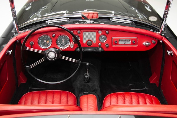 For Sale Used 1961 MG MGA 1600 Convertible Black, Red | American Dream Machines Des Moines IA 50309