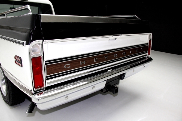 For Sale Used 1971 Chevrolet Cheyenne C10 Pickup Black Factory AC | American Dream Machines Des Moines IA 50309