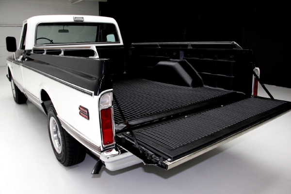 For Sale Used 1971 Chevrolet Cheyenne C10 Pickup Black Factory AC | American Dream Machines Des Moines IA 50309