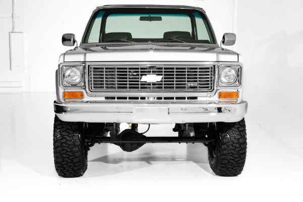 For Sale Used 1974 Chevrolet Blazer Silver/Black 4x4,  4-Speed | American Dream Machines Des Moines IA 50309