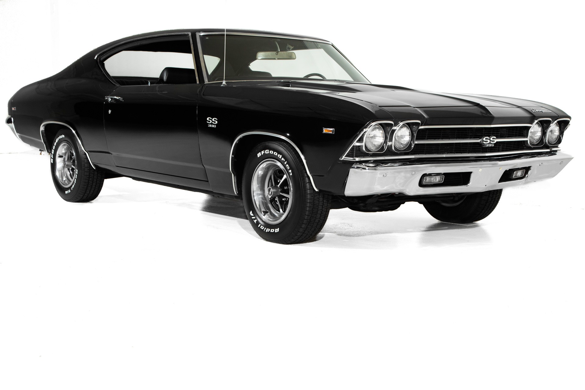 For Sale Used 1969 Chevrolet Chevelle Black Real SS 396 4-Spd | American Dream Machines Des Moines IA 50309