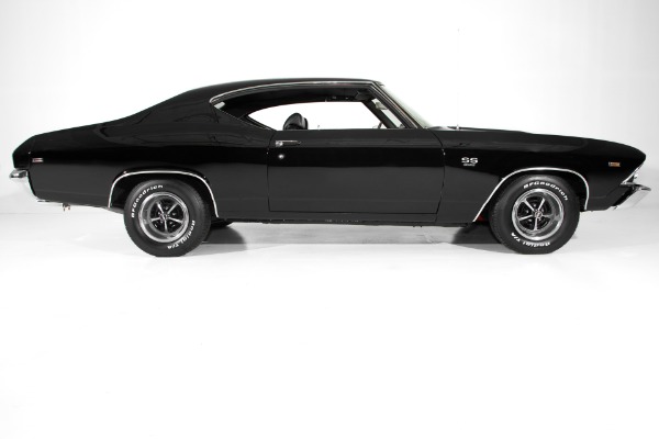 For Sale Used 1969 Chevrolet Chevelle Black Real SS 396 4-Spd | American Dream Machines Des Moines IA 50309