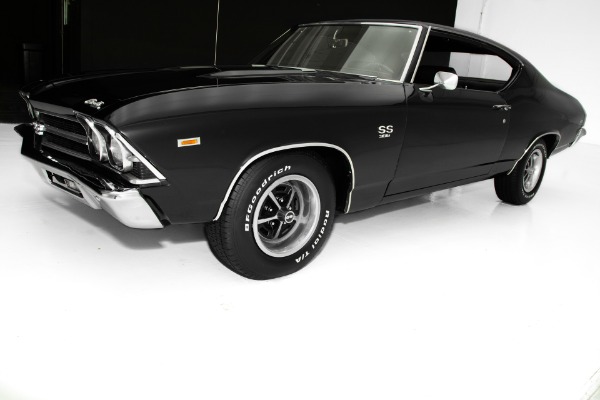 For Sale Used 1969 Chevrolet Chevelle Black Real SS 396 4-Spd | American Dream Machines Des Moines IA 50309