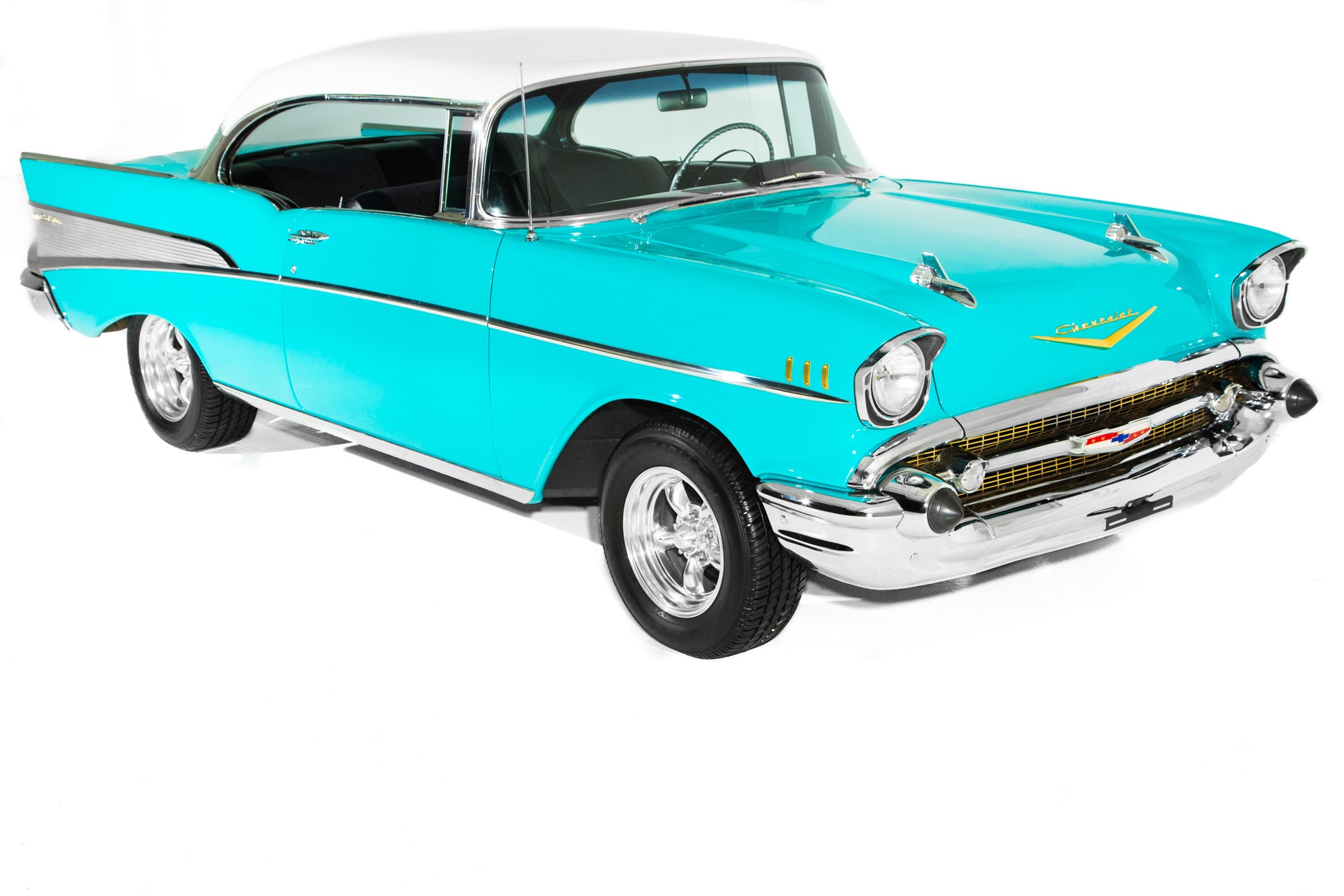For Sale Used 1957 Chevrolet Bel Air 4-Speed Aluminum heads | American Dream Machines Des Moines IA 50309