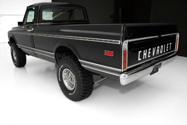 For Sale Used 1972 Chevrolet Pickup Black Houndstooth 454 | American Dream Machines Des Moines IA 50309