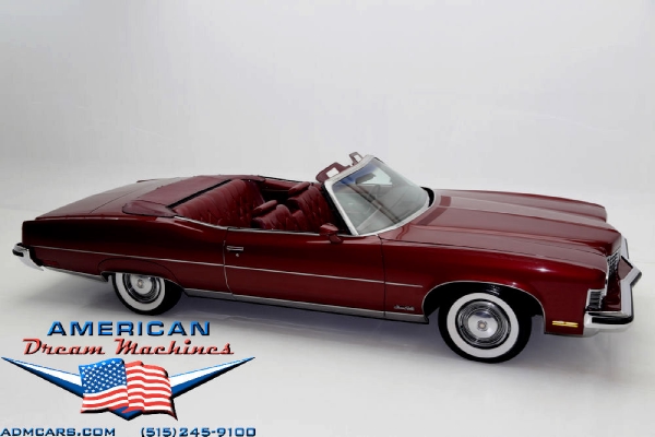 For Sale Used 1973 Pontiac Grand Ville convertible, loade convertible, 455 one owner | American Dream Machines Des Moines IA 50309