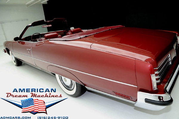 For Sale Used 1973 Pontiac Grand Ville convertible, loade convertible, 455 one owner | American Dream Machines Des Moines IA 50309