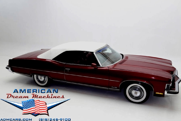 For Sale Used 1973 Pontiac Grand Ville convertible, loade convertible, 455 one owner | American Dream Machines Des Moines IA 50309